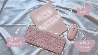 جعبه گشایی لوازم جانبی آی پد|صورتی پاستلی