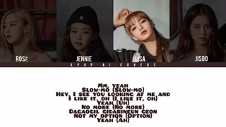 کاور بلک پینک از آهنگ ABCD هوش مصنوعی