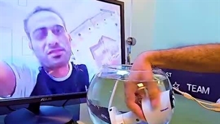 تصویر دوربین مداربسته زیر آب