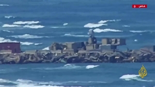 14030406: نصب یک سیستم دفاع هوایی توسط آمریکا در اسکله ساحل نوار غزه