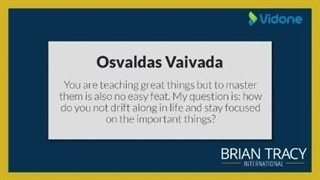 موفقیت از زبان برایان تریسی