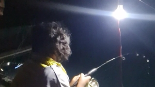 ماهیگیری در شب و صید چند قزل آلای خوش سایز