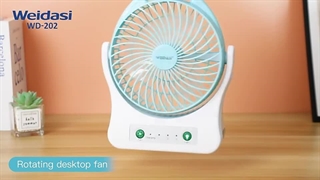 پنکه شارژی رومیزی ویداسی WD-202