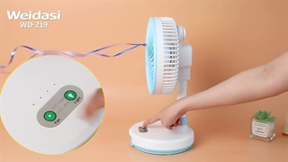 پنکه شارژی ویداسی WD-219