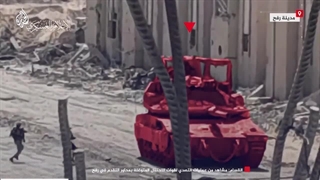 14030412: کمین شجاعانه رزمندگان فلسطینی برای تانک های اسرائیلی در رفح