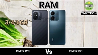 مقایسه ردمی 12c و ردمی 13c