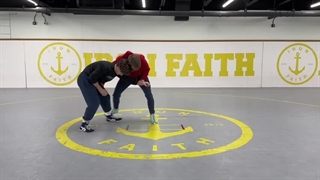 [Wrestling] [NoGi] حریف را خسته کنید و با یک جاخالی او را خاک کنید! (Iron Faith)