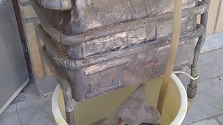 جرمگیری آبگرمکن با روش خودم