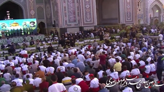 گرامیداشت اربعین شهدای خدمت در حرم مطهر رضوی