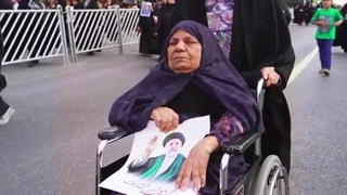 مراسم چهلمین روز شهادت آیت الله دکتر رئیسی و همراهان در حرم مطهر رضوی