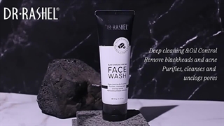 فیس واش زغال فعال دکتر راشل ضد جوش 100گرم DR.RASHEL Black Charcoal Purifying face wash لیزر موهای زائد
