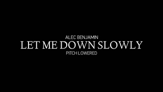 آهنگ بزار کم کم آروم بشم از آلس بنجامین با کاور مردانه با متن | Let Me Down Slowly - Alec Benjamin