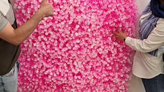 دیوار سبز مصنوعی رنگی