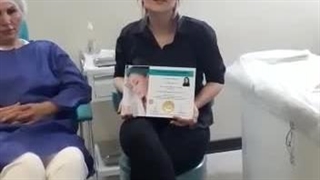 رضایت خانم دکتر شیوا جاوید از ترکیه از آموزش ژل و بوتاکس زیبایی پوست