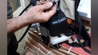 نحوه نصب علفزن پشتی - کشاورز صنعت