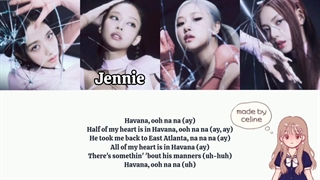 کاور بلک پینک از آهنگ havana هوش مصنوعی