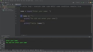 حلقه while در پایتون
