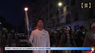 وانگ ییبو مشعل دار المپیک پاریس 2024