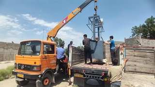 بارگیری و ارسال گاوصندوق نسوز برای مشتری عزیزمون در اهواز