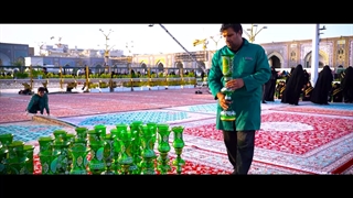 تدارک مراسم خطبه‌خوانی در حرم مطهر رضوی