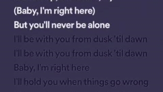 ولی تو هیچ وقت تنها نمی مونی...!