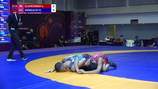 الهی یک چهارم وزن 48 قبل قرقیزستان