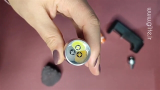 چراغ قوه یووی 3 لامپ اسمال سان ZY-111