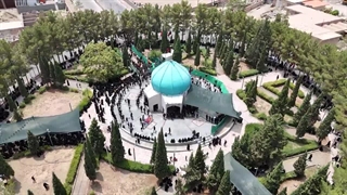 ۱۳ - عزاداری بر مزار شهدای گمنام شهرک بهاباد یزد