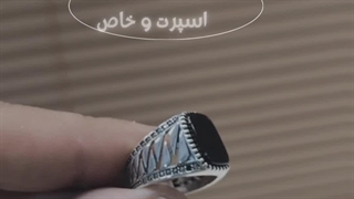 انگشتر نقره مردانه لوکس گلامور