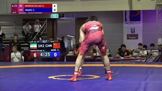 کشتی اول علی مومنی