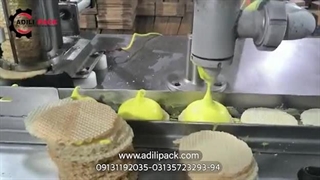 دستگاه بسته بندی بستنی حصیری تمام اتوماتیک