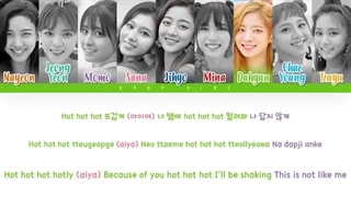 لیریک متن آهنگ Shot Thru The Heart از گروه توایس + Lyrics TWICE