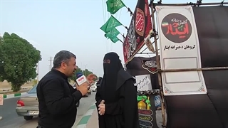 دختران دهه نودی لامرد پای کار حسین(ع) + گزارش خبر