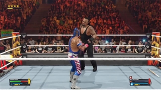 گیم پلی کشتی کج ۲۰۲۴ آندر تیکر مقابل ری مستریو مسابقه زنده به گور کردن