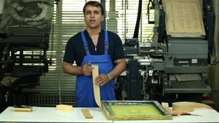 چسب زدن شابلون سیلک