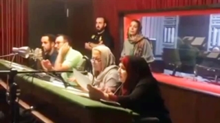 پشت صحنه دوبله سریال بانوی امریکا . زهره شکوفنده . ابوالفضل شاه بهرامی