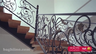 نرده راه پله فرفورژه