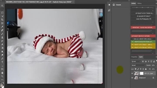 اکشن های عکاسی نوزاد