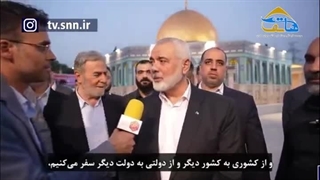 آخرین صحبت های شهید اسماعیل هنیه ساعتی پیش از شهادت