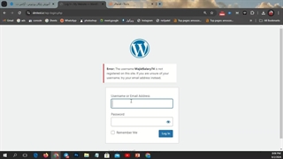 آموزش ورود به پیشخوان وردپرس با بازیابی رمز عبور