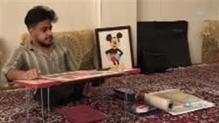 اخبار جوانه ها - شبکه یزد - هنرمند معلول بافقی علی اصغر حیدری