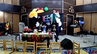 اجرای نمایش خرگوش در جشن مهد کودک