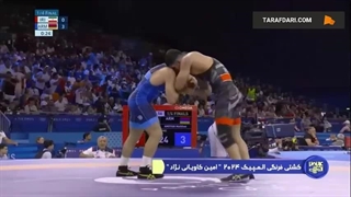 شکست 3-0 امین کاویانی‌نژاد مقابل حریف ارمنستانی در یک‌چهارم نهایی وزن 77 کیلوگرم کشتی فرنگی