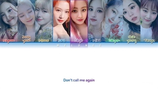 لیریک آهنگ Don't Call Me Again دونت کال می آگین از گروه توایس + lyrics TWICE