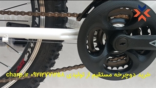 دوچرخه سایز 20 دنده کلاجدار ویوا سفید سبز