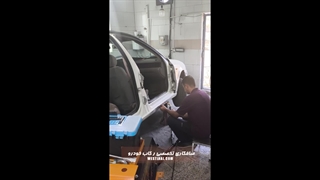 صافکاری و نقاشی تخصصی خودروی سمند در مرکز صافکاری وستینال