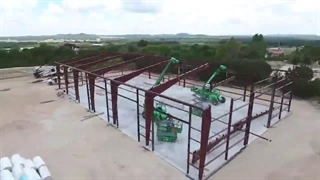 نمونه ساختمان با ساندویچ پانل