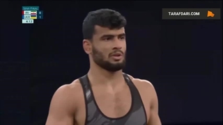 برتری علیرضا مهمدی مقابل حریف اوکراینی و صعود به فینال وزن 87 کیلوگرم کشتی فرنگی المپیک 2024