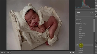 اکشن و پریست های عکاسی نوزاد