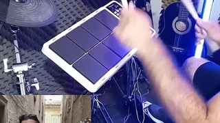 دو نوازی گیتار و پرکاشن دیجیتال توسط حسن مهدوی